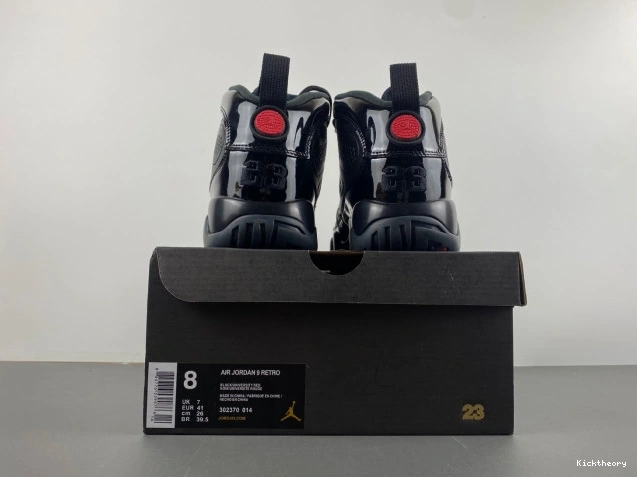 Kick Theory 302370-014 Retro 9 Jordan Patent Bred Air 0823